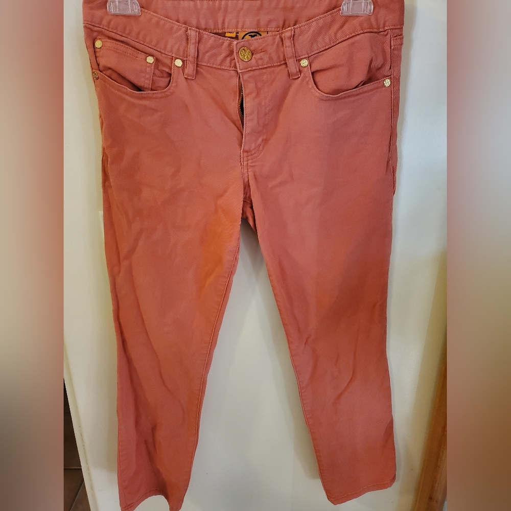 Tory Burch Alexa Crop Jeans 28 Spring               #A99